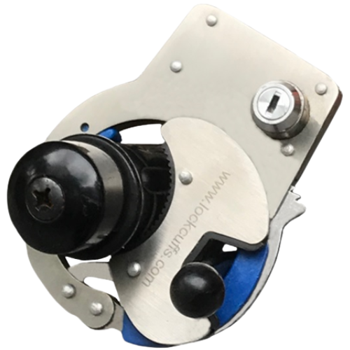 A true griplock by lockcuff - blue